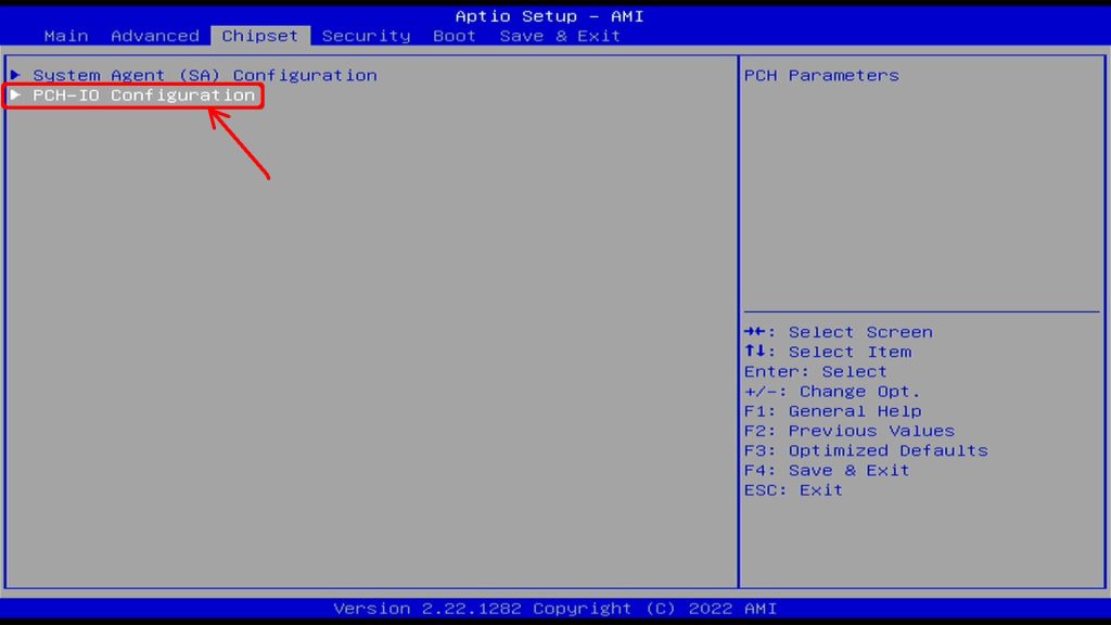 BIOS Chipset