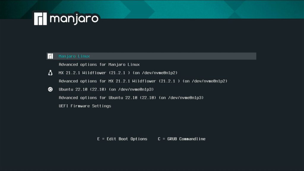 Manjaro GRUB