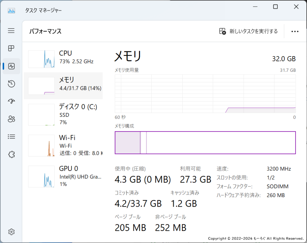 32GB-タスクマネージャー