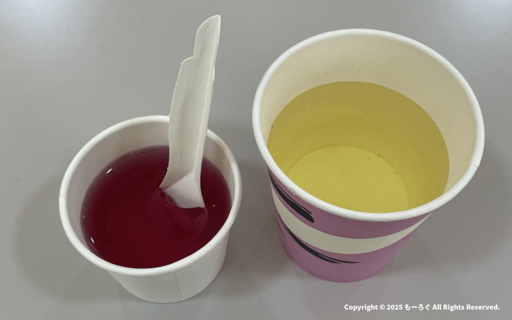 かんてんゼリーとそば茶