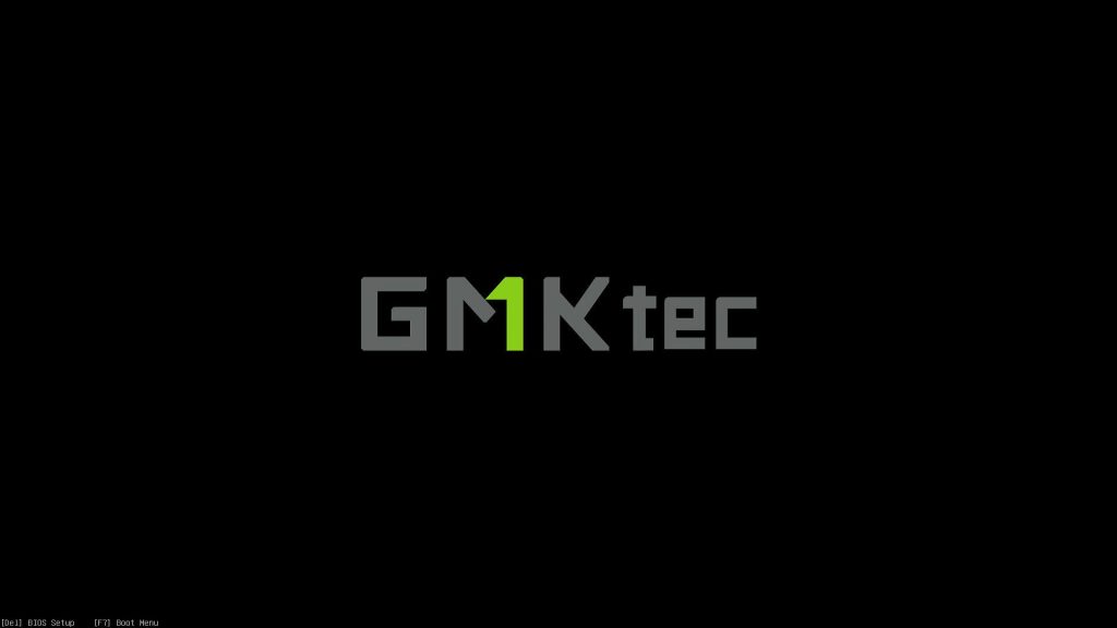 NucBox G9 起動画面