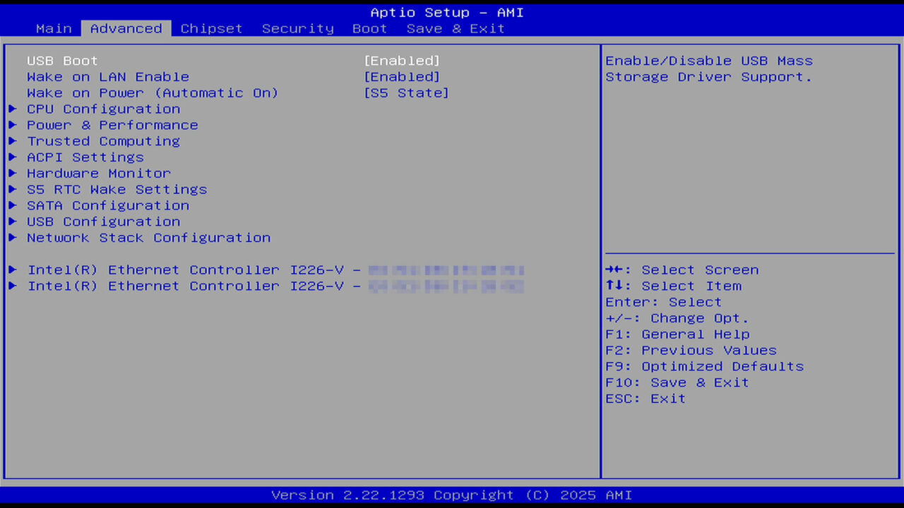 BIOS Advanced
