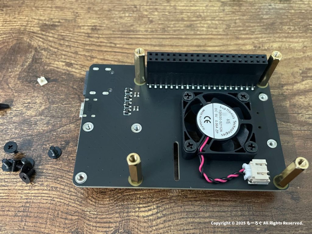 X630-A3 v1.6にスペーサー