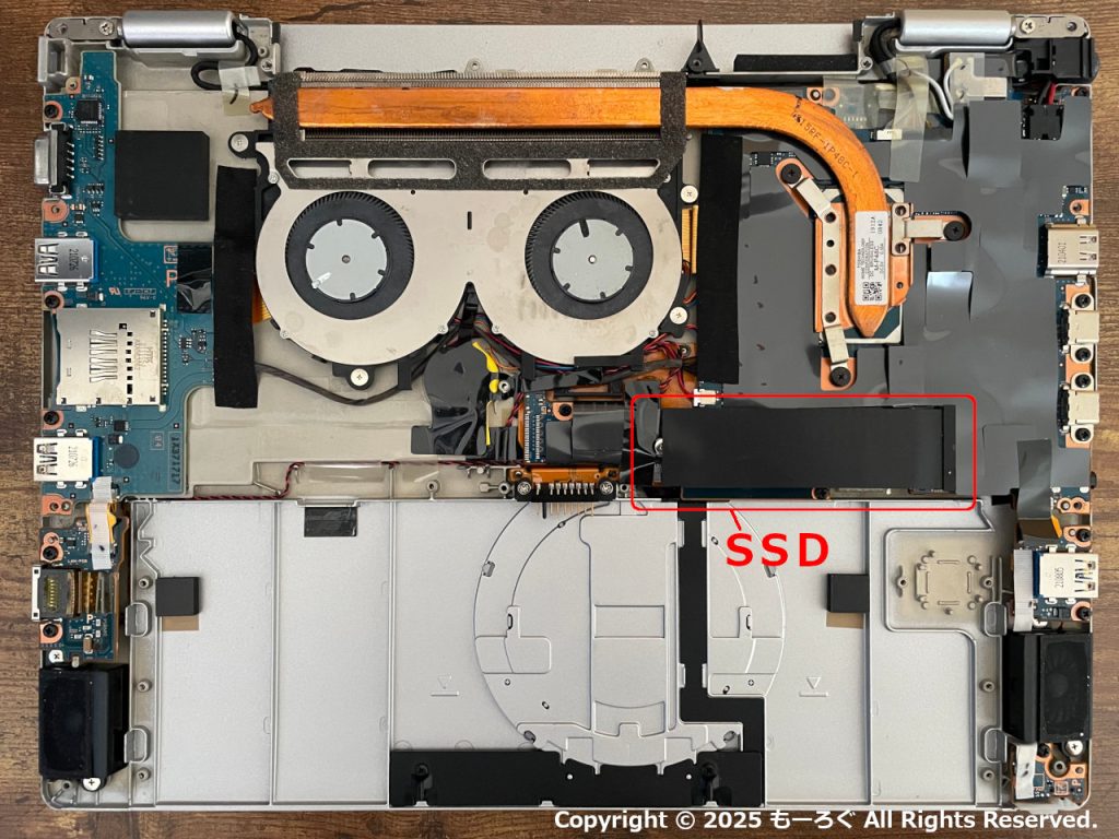 FV1 SSDの場所