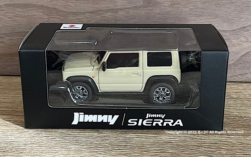 JB74W 1/43 プルバックミニカー パッケージ正面