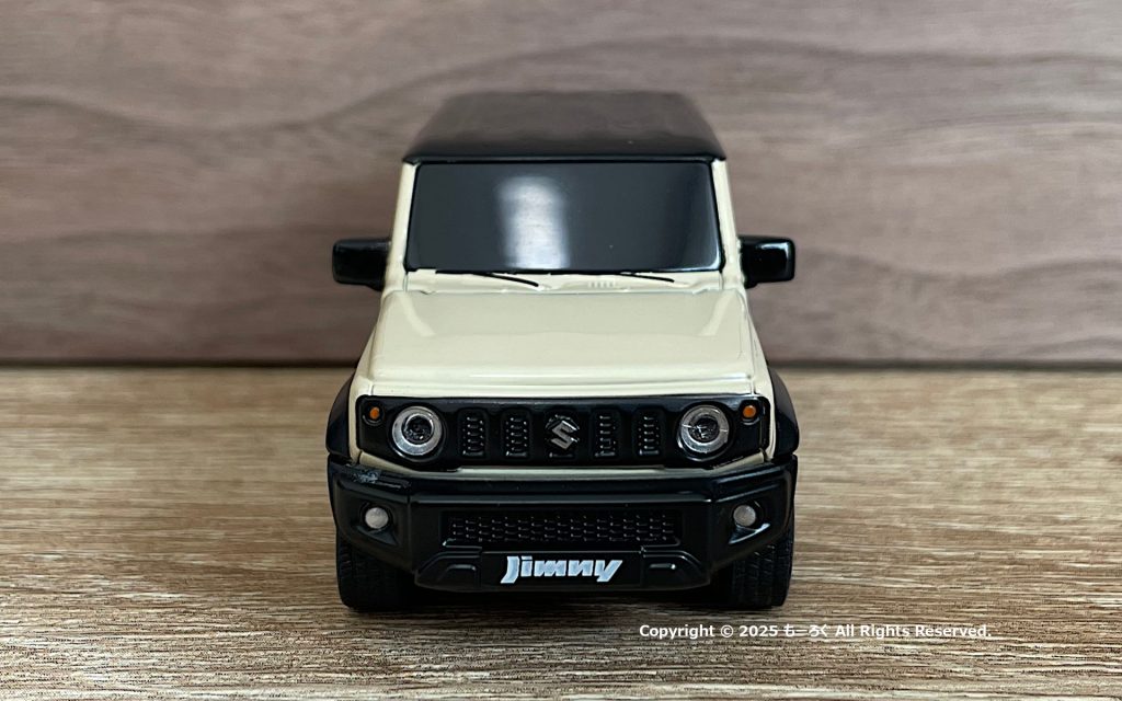 JB74W 1/43 プルバックミニカー 正面