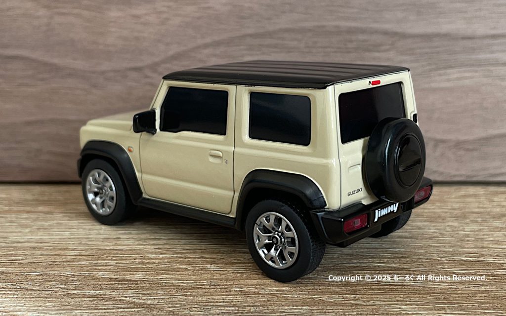 JB74W 1/43 プルバックミニカー 左後