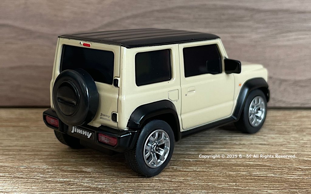 JB74W 1/43 プルバックミニカー 右後