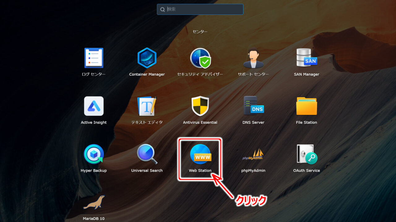 Web Station Icon